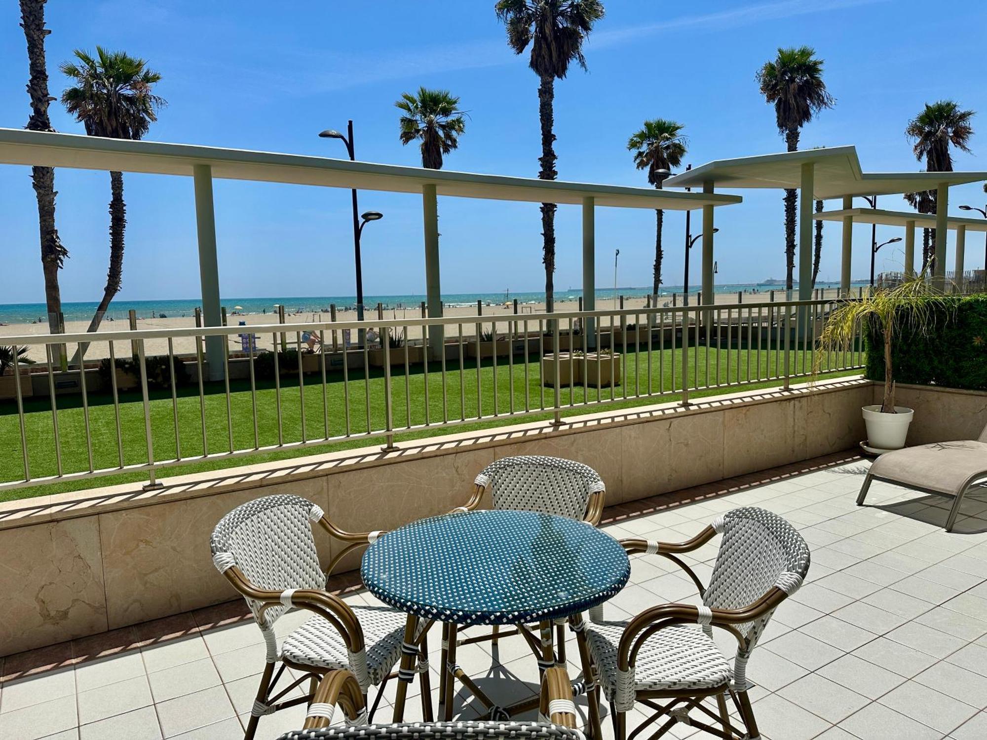 Reinapart Patacona Beachfront Seaview Apartment Valencia Exterior photo